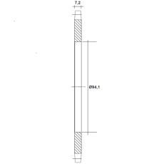 812.2-AA-150 E -  Set of 2 sprockets for impression roll 